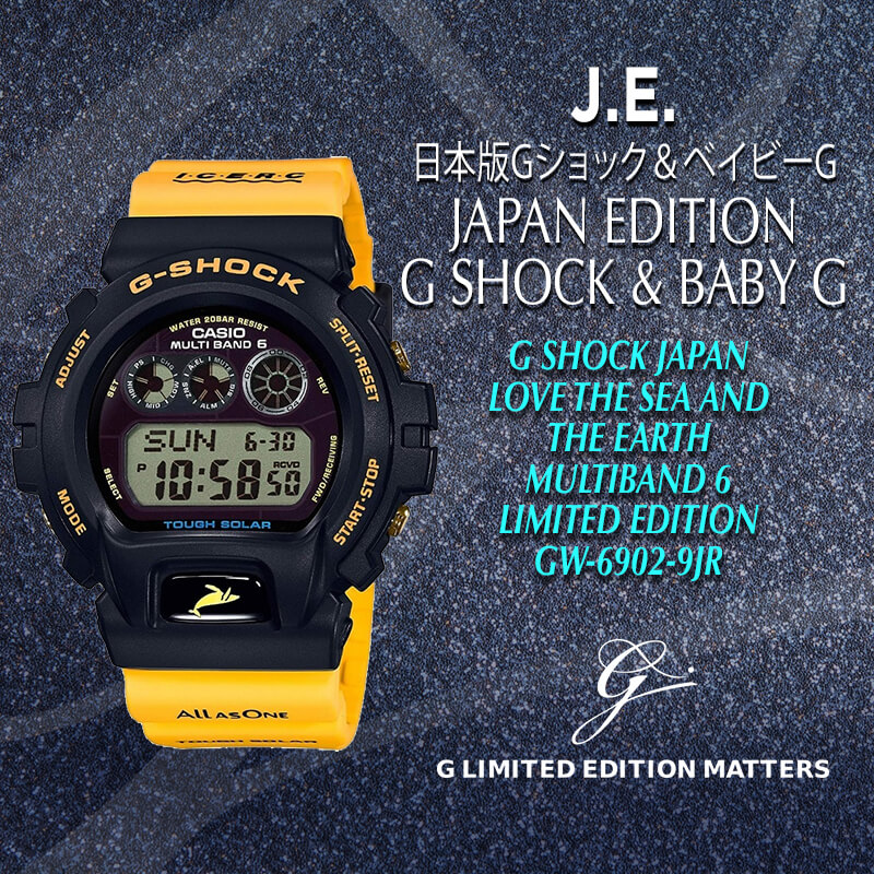 CASIO Japan Edition G Shock Japan LOVE THE SEA AND THE EARTH MULTIBAND 6  GW-6902K-9JR Limited Edition